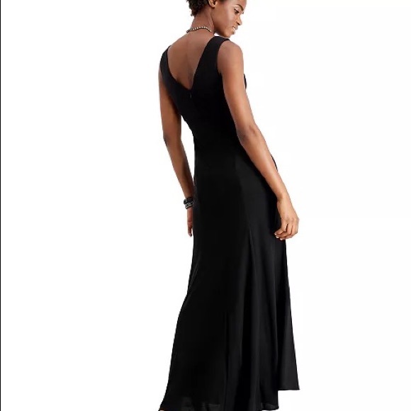 Xscape Black Illusion-Inset Mermaid Gown - Picture 7 of 10